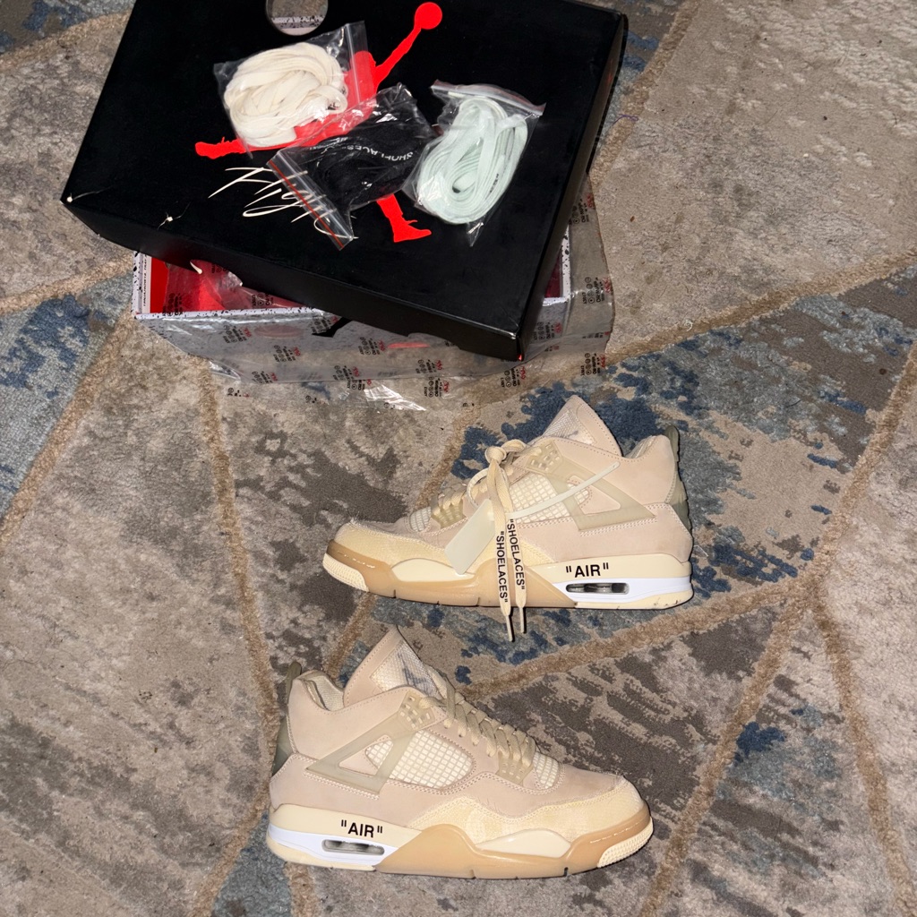 Off White Jordan 4 Sail
